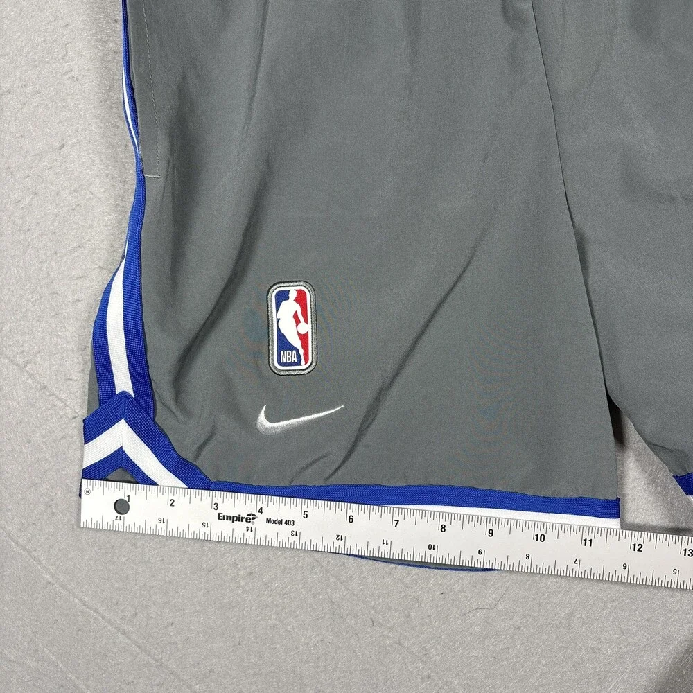 Nike Orlando Magic Dri Fit Grey and Blue Athletic Basketball Short Size S